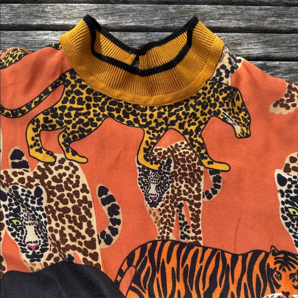 Anthropologie Animal Print Shirt - Picture 3 of 7